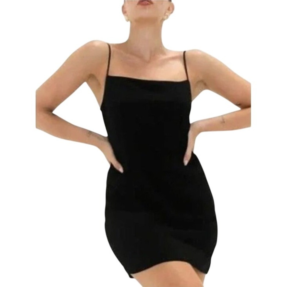Rumored Posh Mini Dress Women's 8 Slip Dress Slinky Prom LBD Capsule Wardrobe